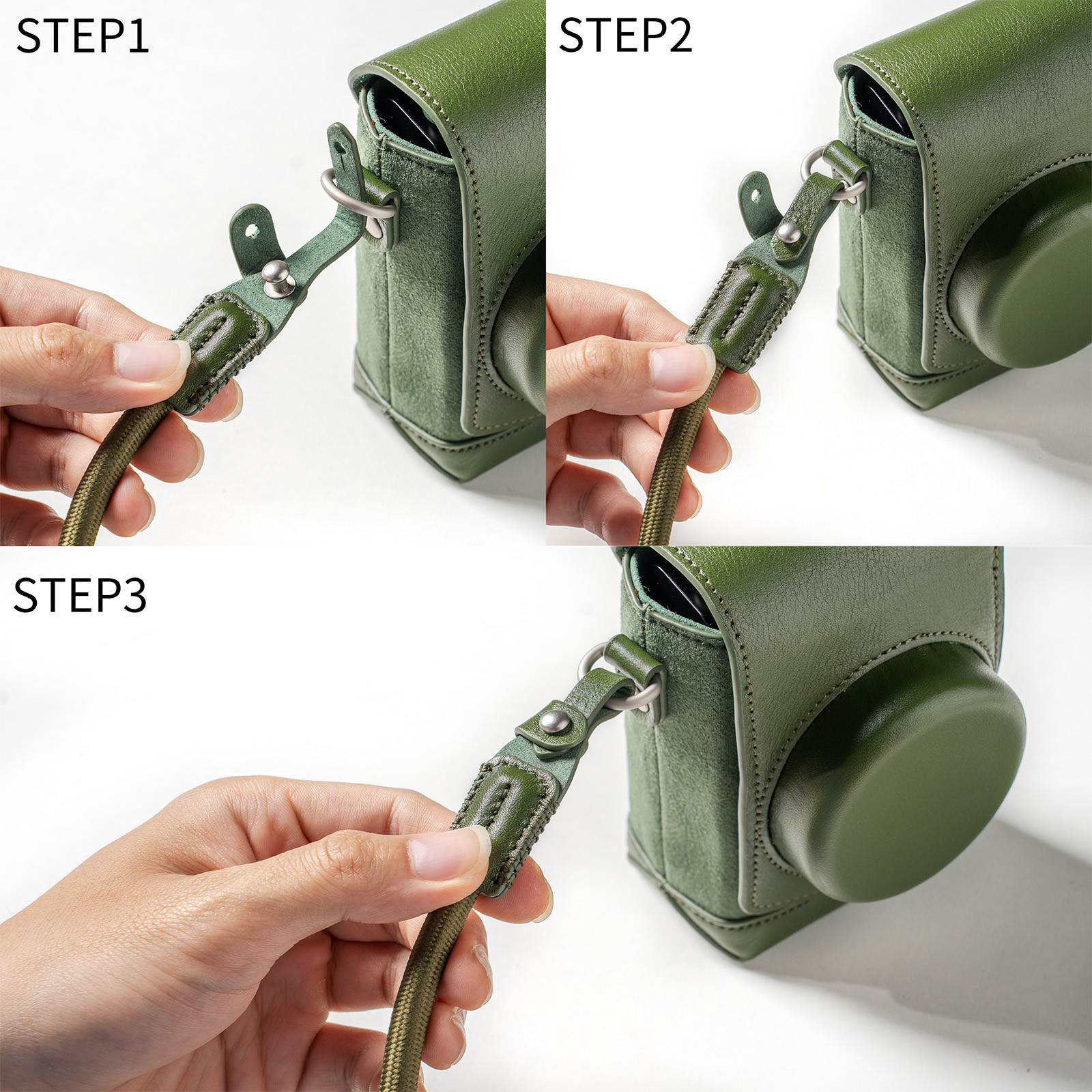 SmallRig Leather Case Kit for FUJIFILM X half (Green) 5220