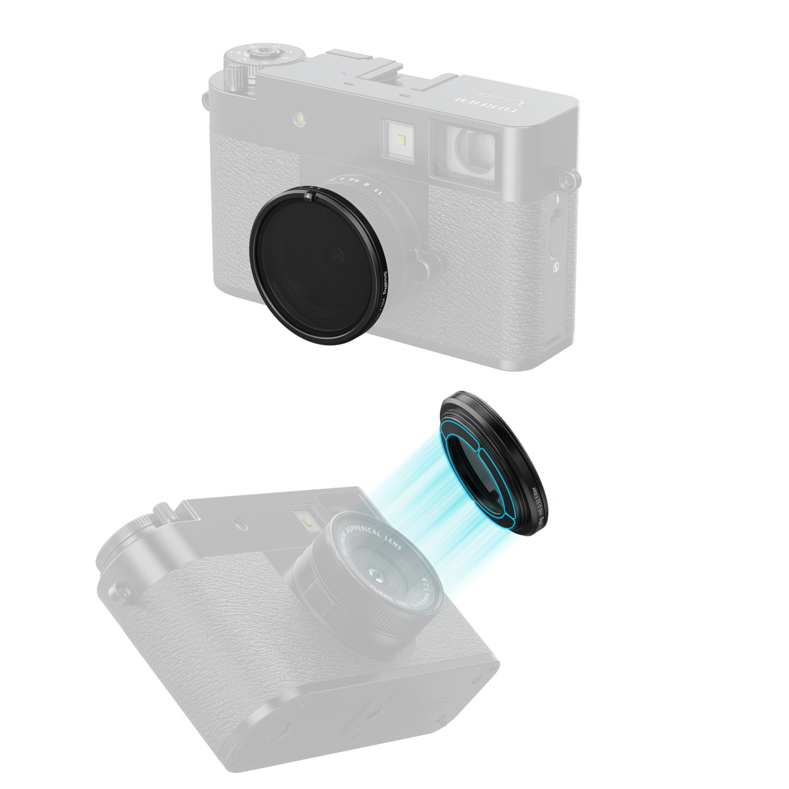 SmallRig Magnetic VND Filter ND2 - ND32 for FUJIFILM X half (Black) 5225B