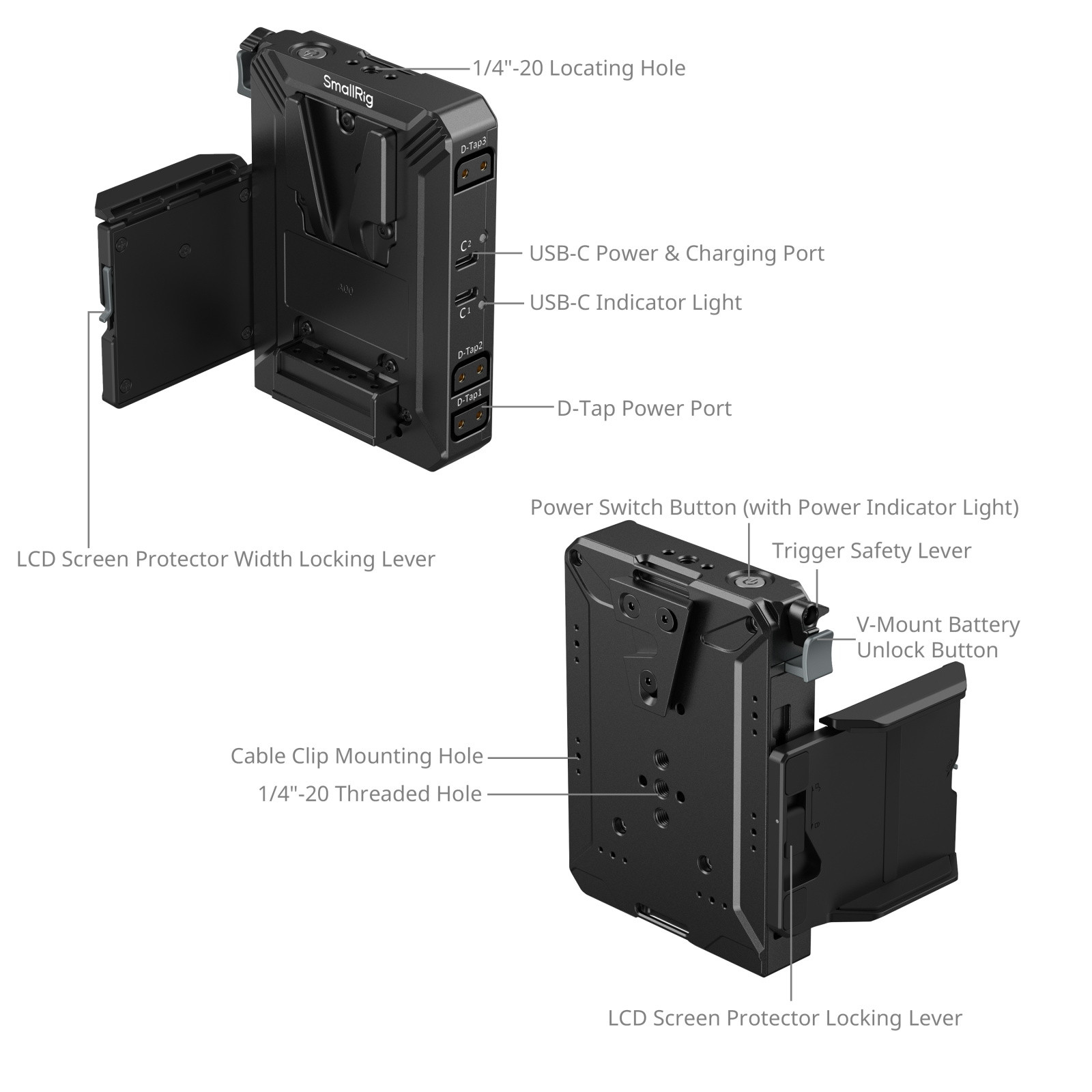SmallRig V-Mount Battery Mount Plate 5228