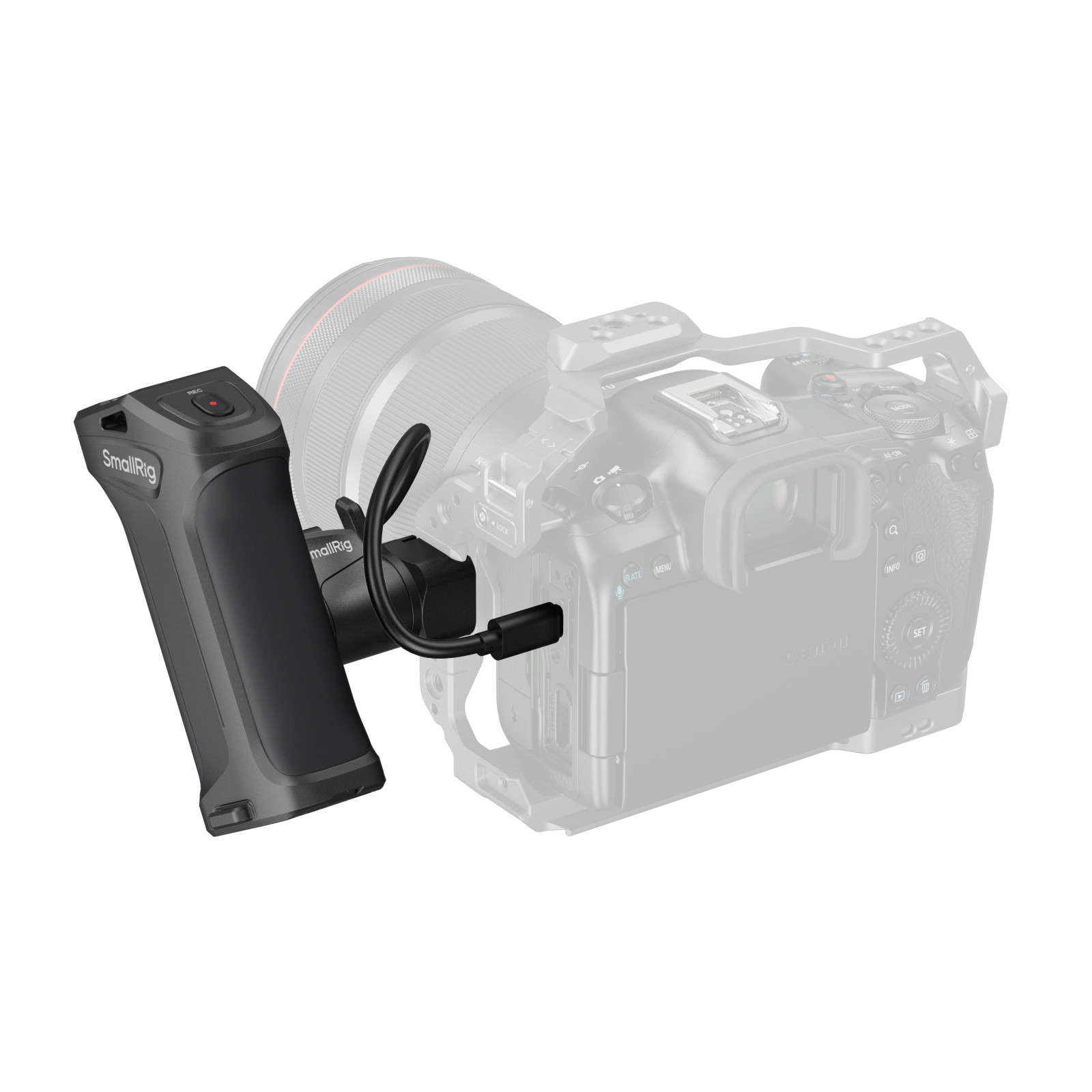 SmallRig Rotating Side Handle with Trigger REC for Selected Canon / Blackmagic Design Cameras 5235