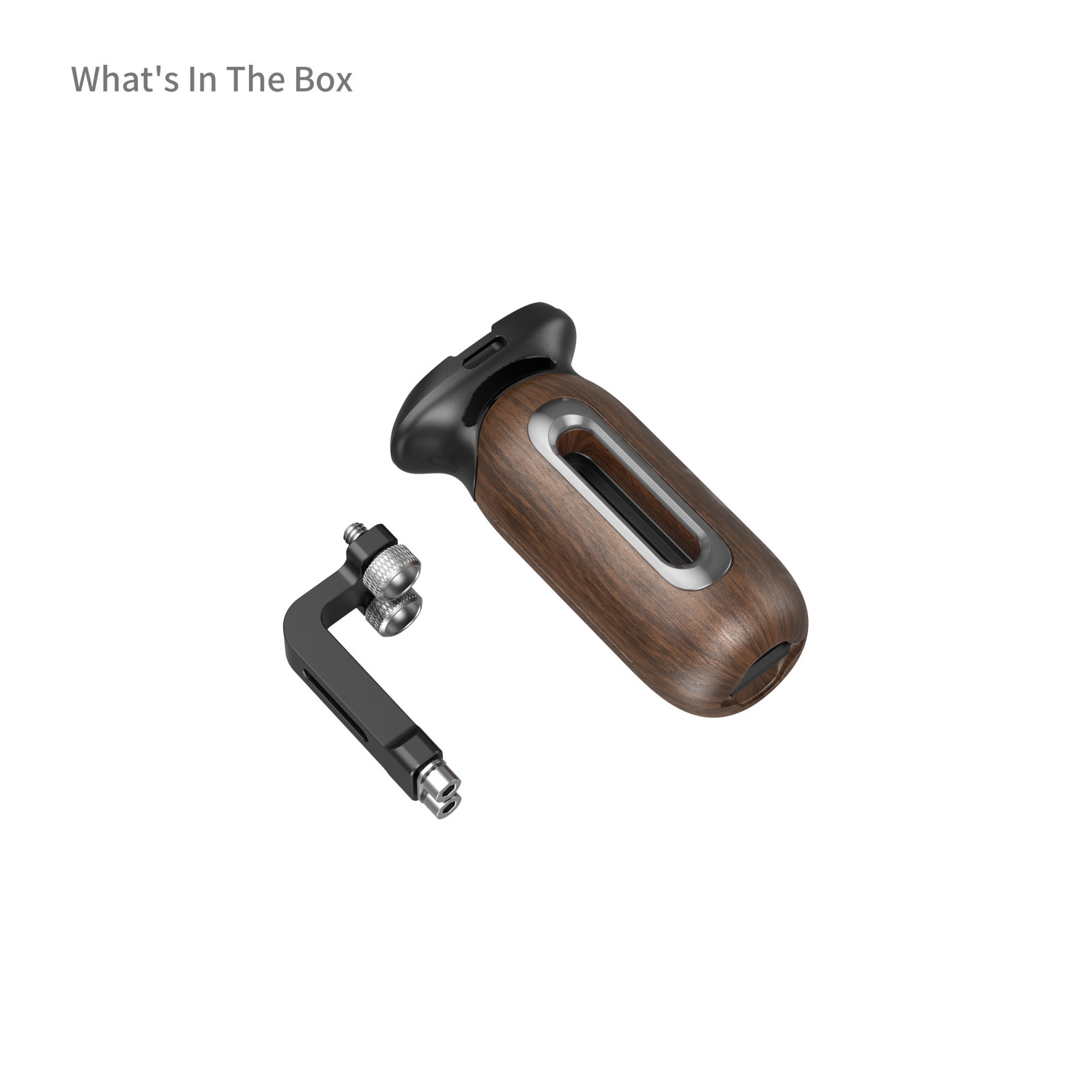 SmallRig Wooden Side Handle with 1/4"-20 Screws 5237
