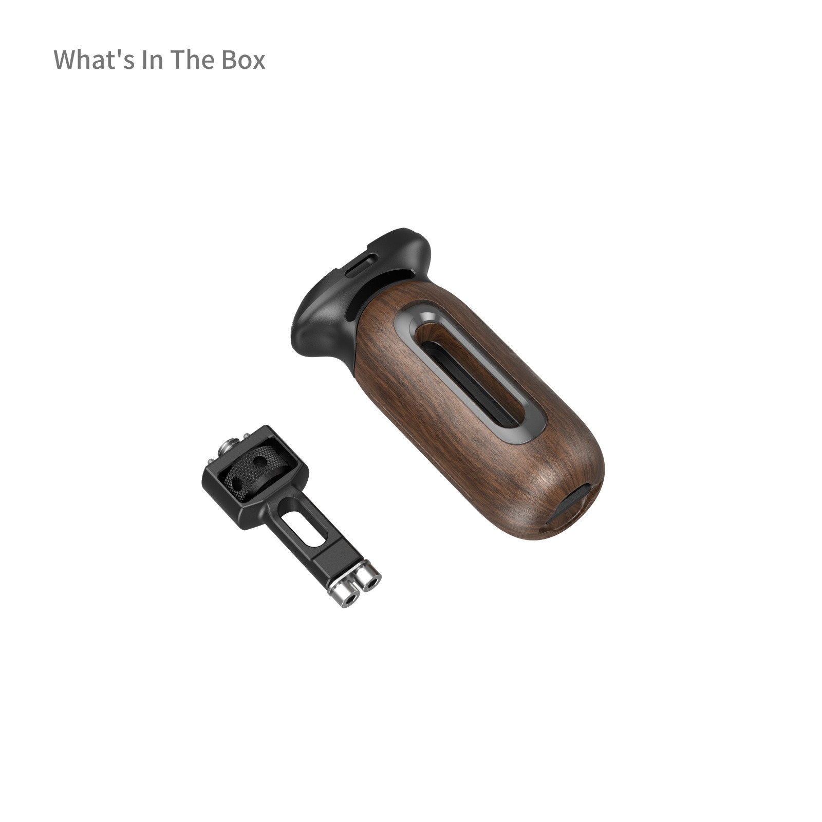 SmallRig Wooden Side Handle with 1/4"-20 & 3/8''-16 ARRI Locating Screws 5238