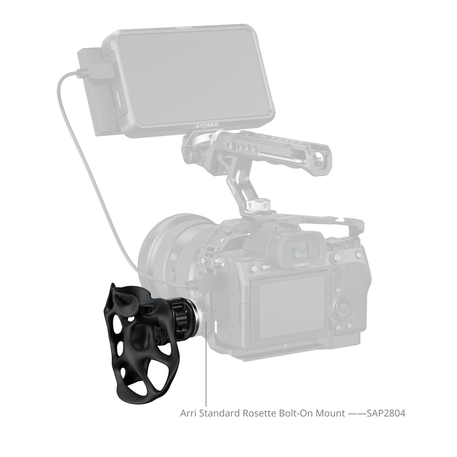 SmallRig "ImageGrip" Series Liquid Handle with ARRI Rosette (Left Side) 5240