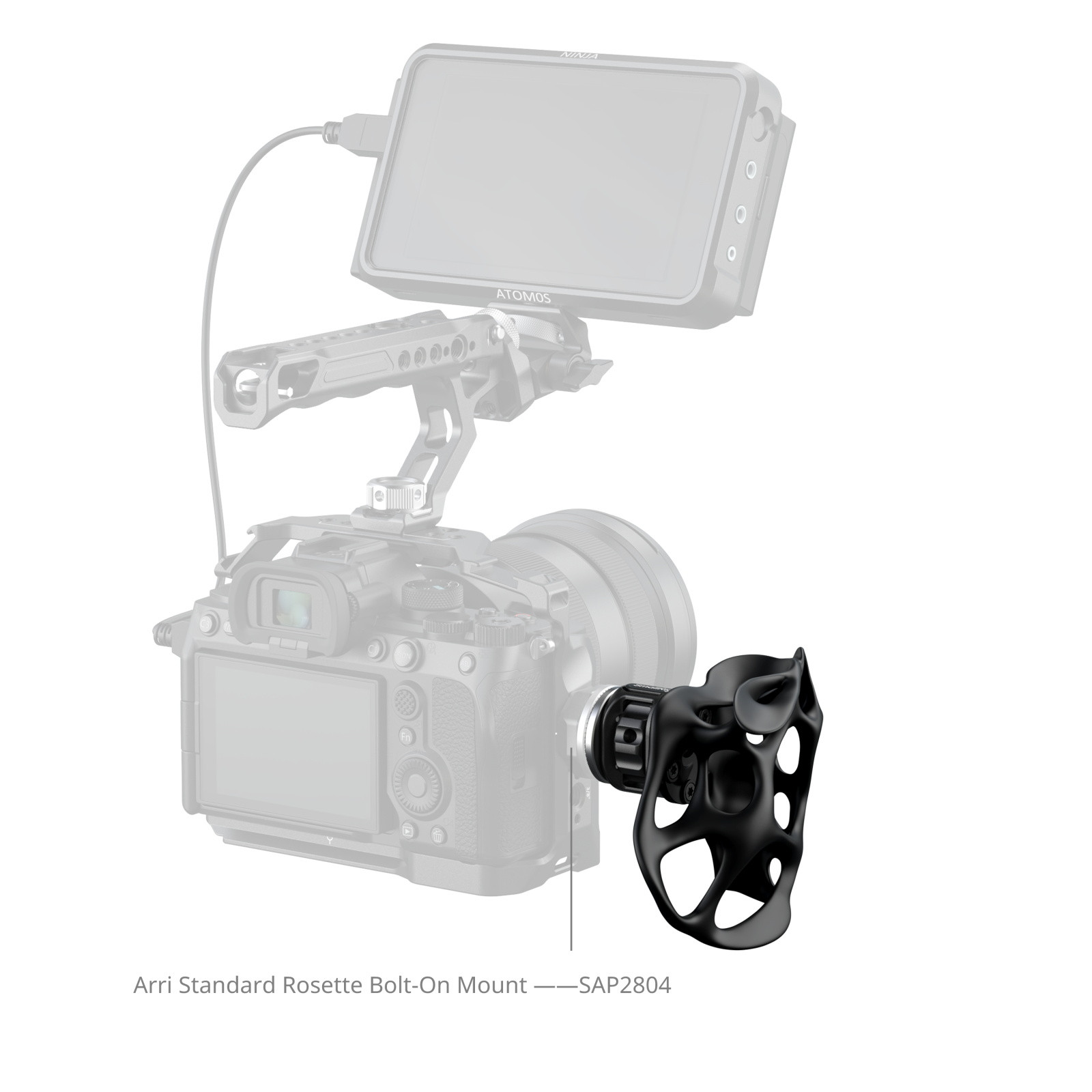 SmallRig "ImageGrip" Series Liquid Handle with ARRI Rosette (Right Side) 5241