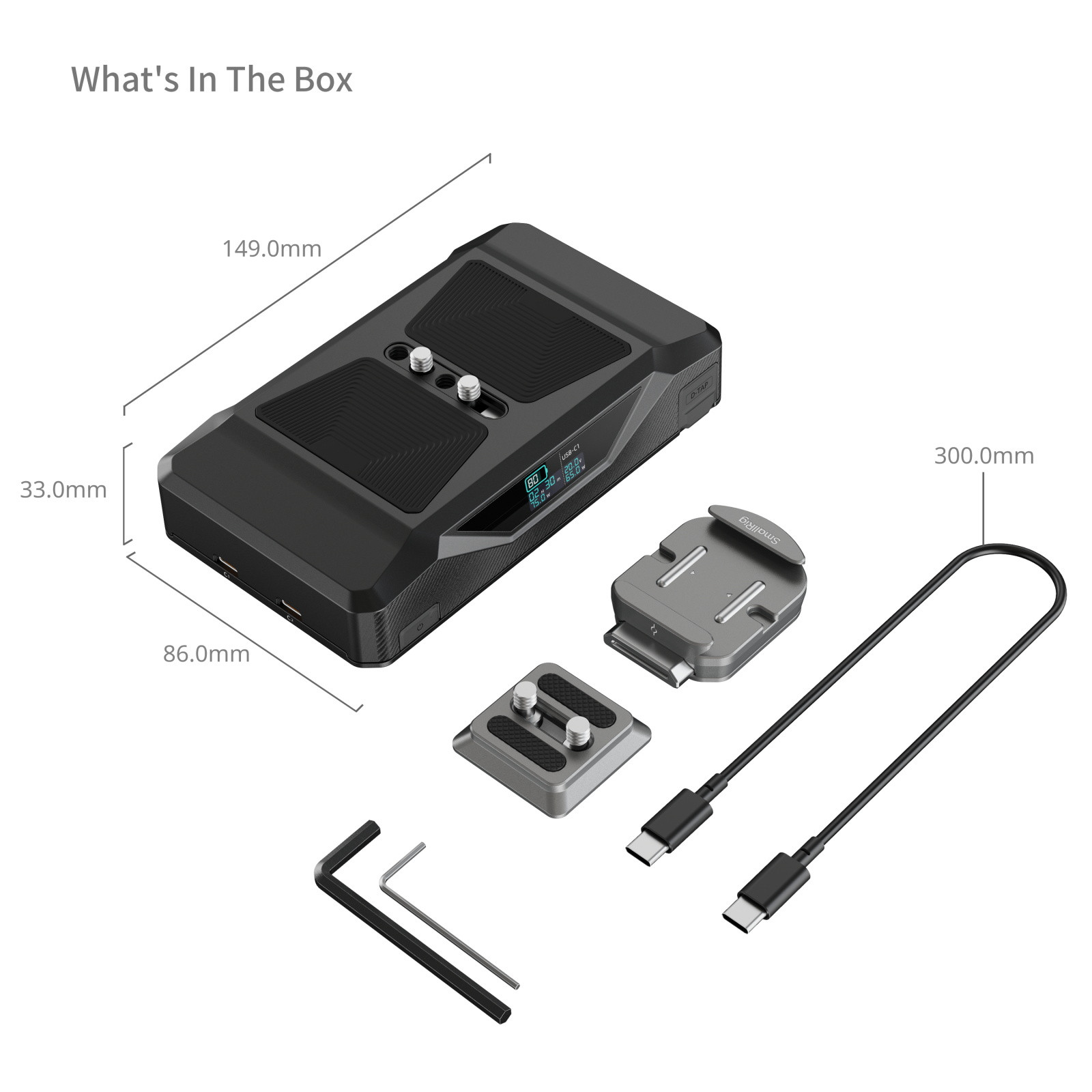 SmallRig CB75 Camera Base Battery Kit 5248