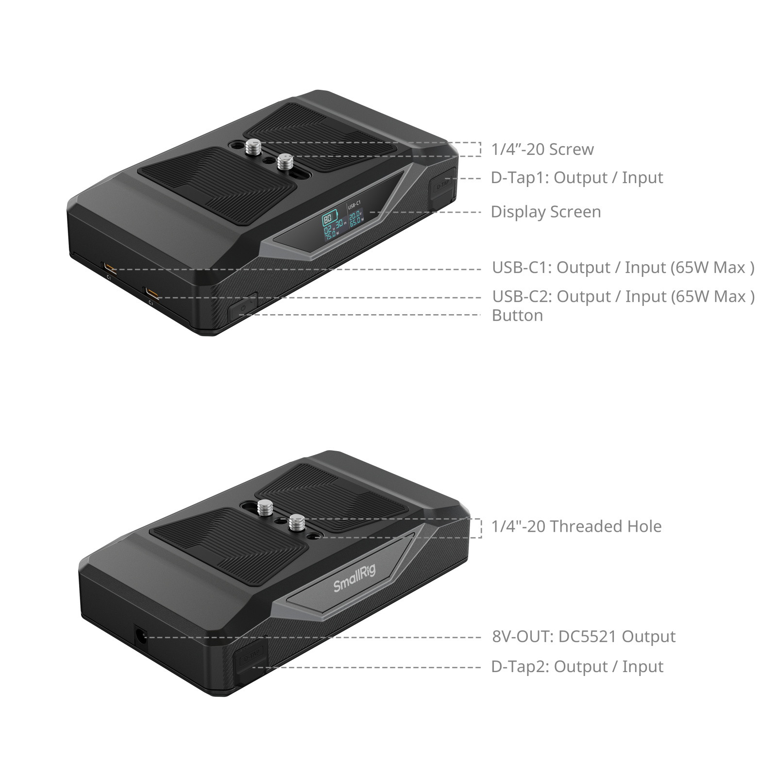 SmallRig CB75 Camera Base Battery Kit 5248