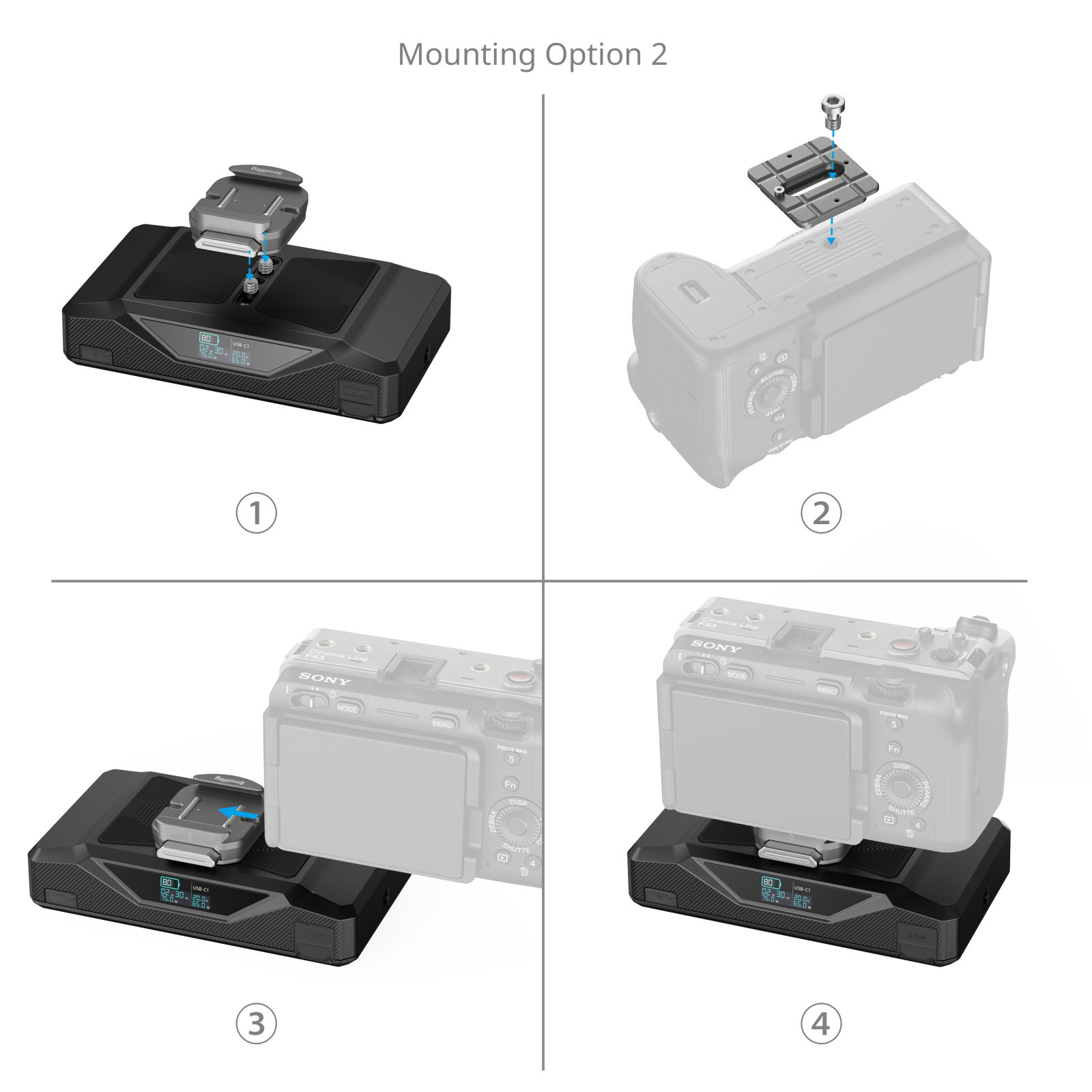 SmallRig CB75 Camera Base Battery Kit 5248
