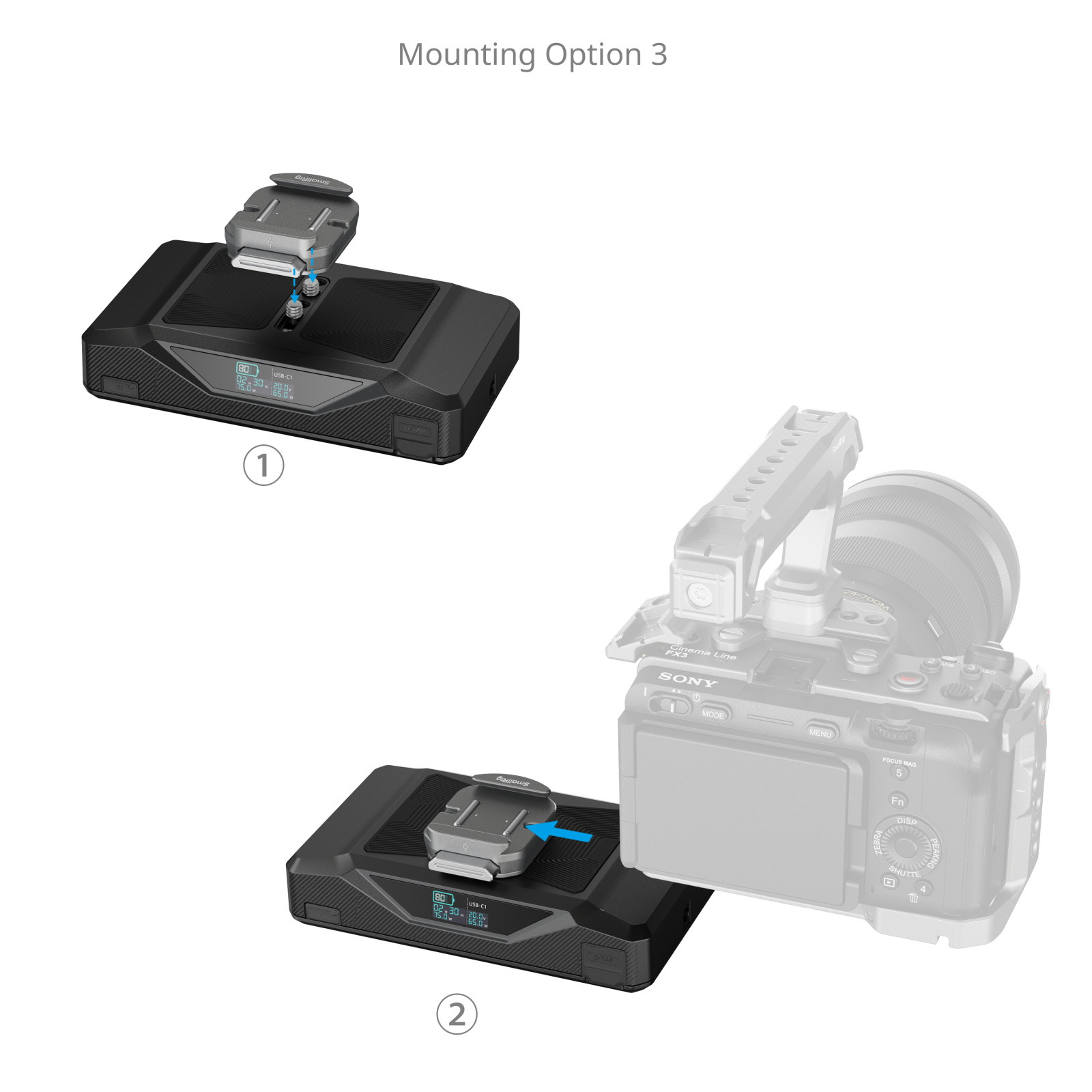 SmallRig CB75 Camera Base Battery Kit 5248