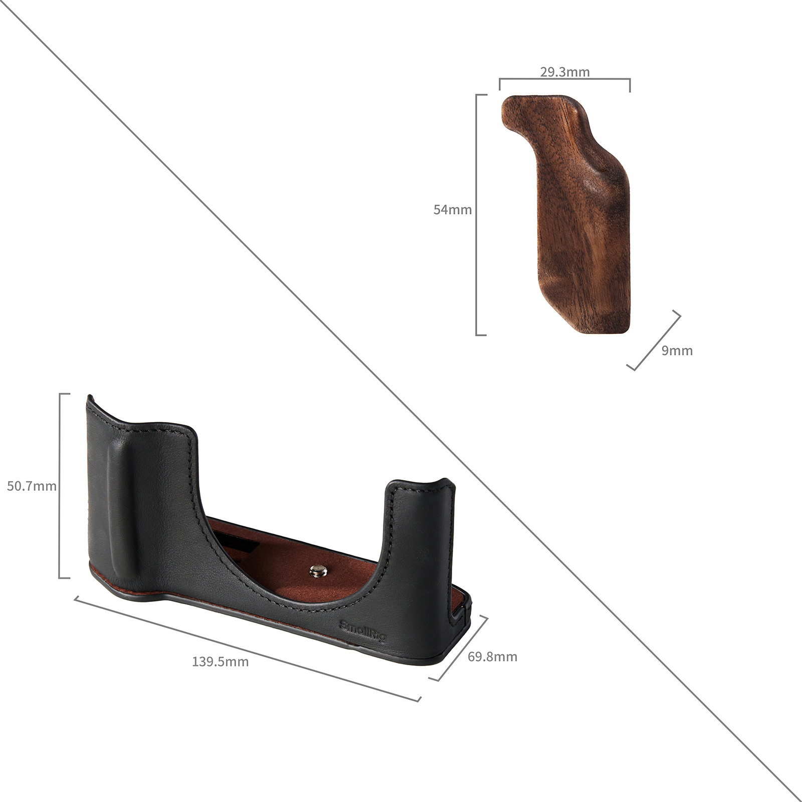 SmallRig Leather Case Kit for FUJIFILM GFX100RF (Black) 5267