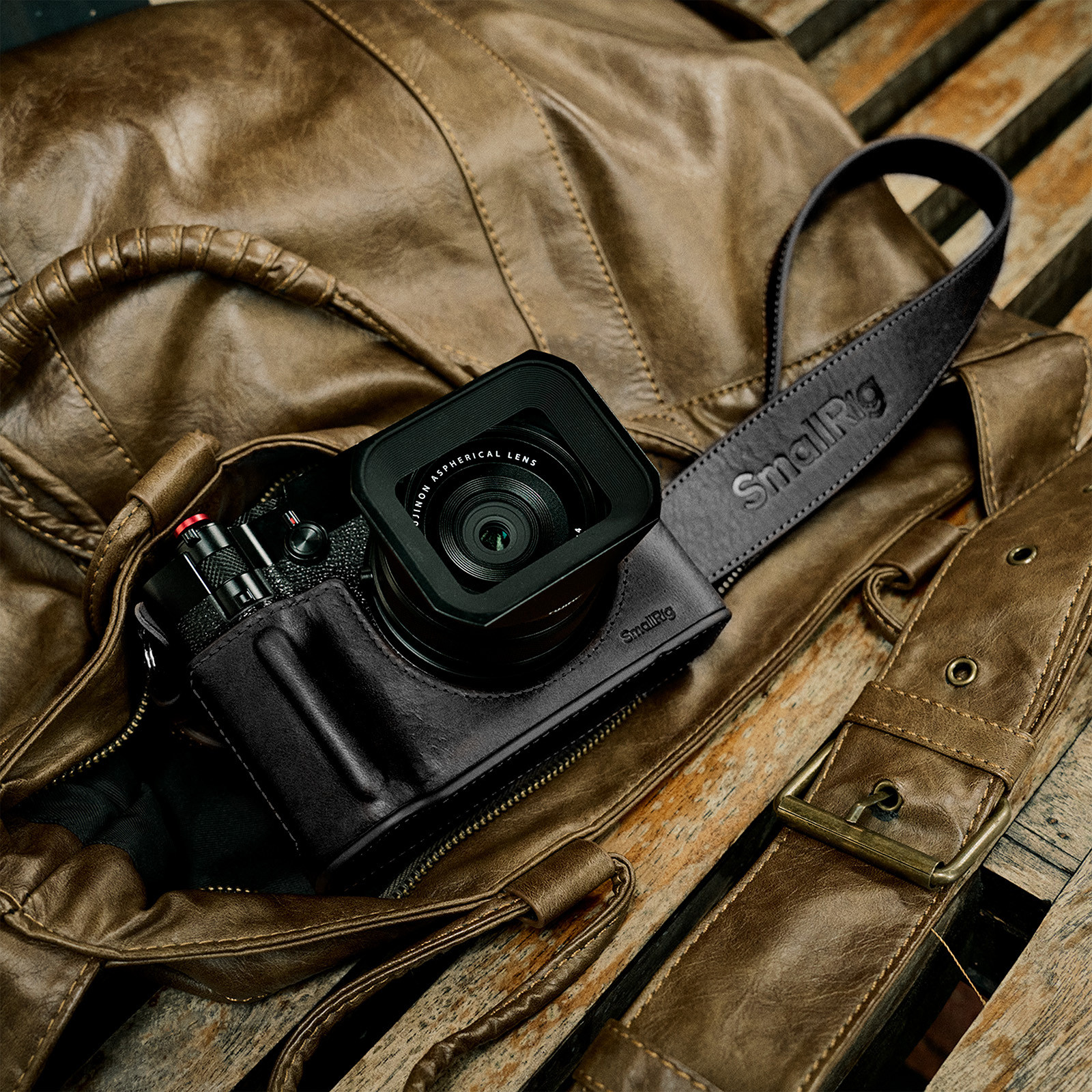 SmallRig Leather Case Kit for FUJIFILM GFX100RF (Black) 5267