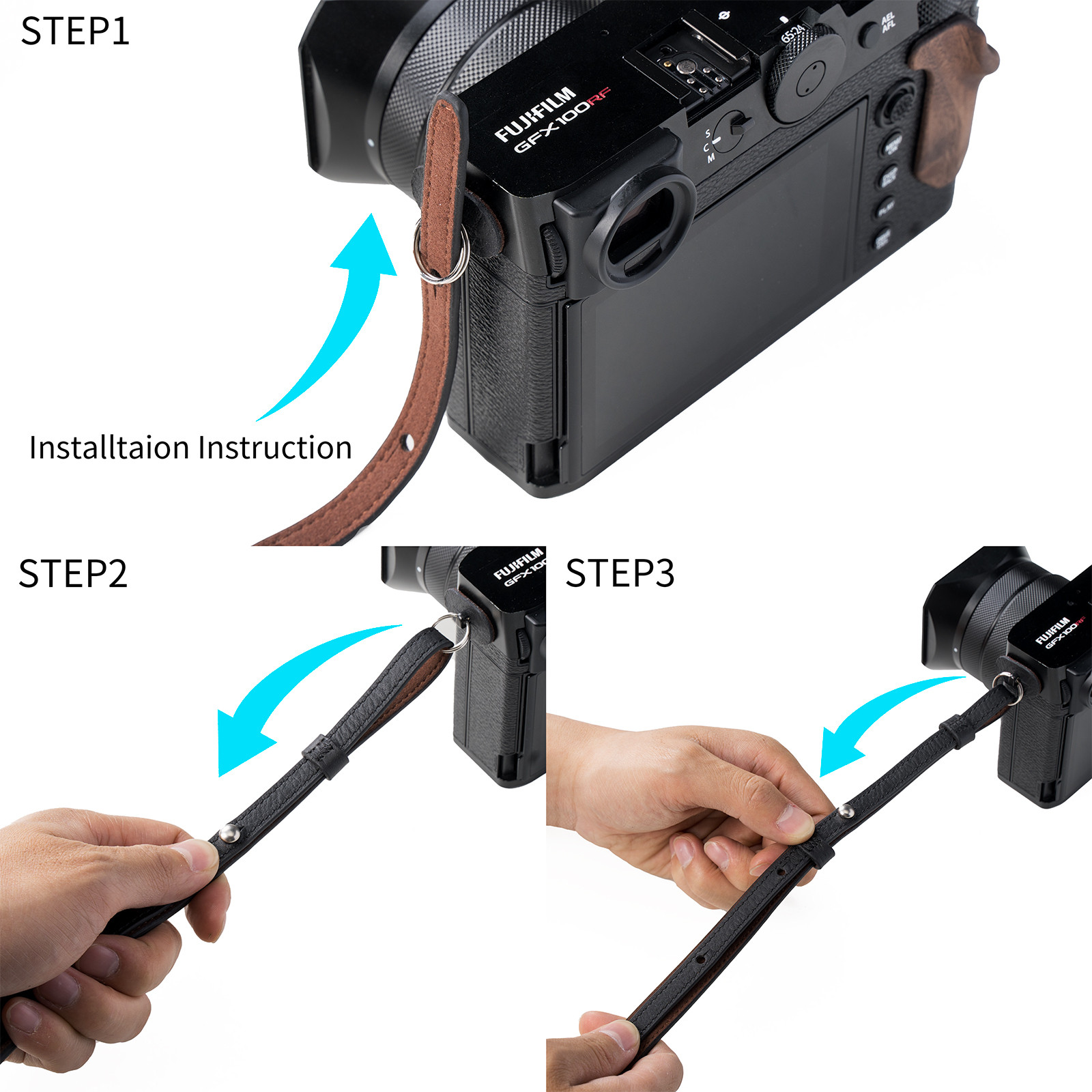 SmallRig Leather Case Kit for FUJIFILM GFX100RF (Black) 5267