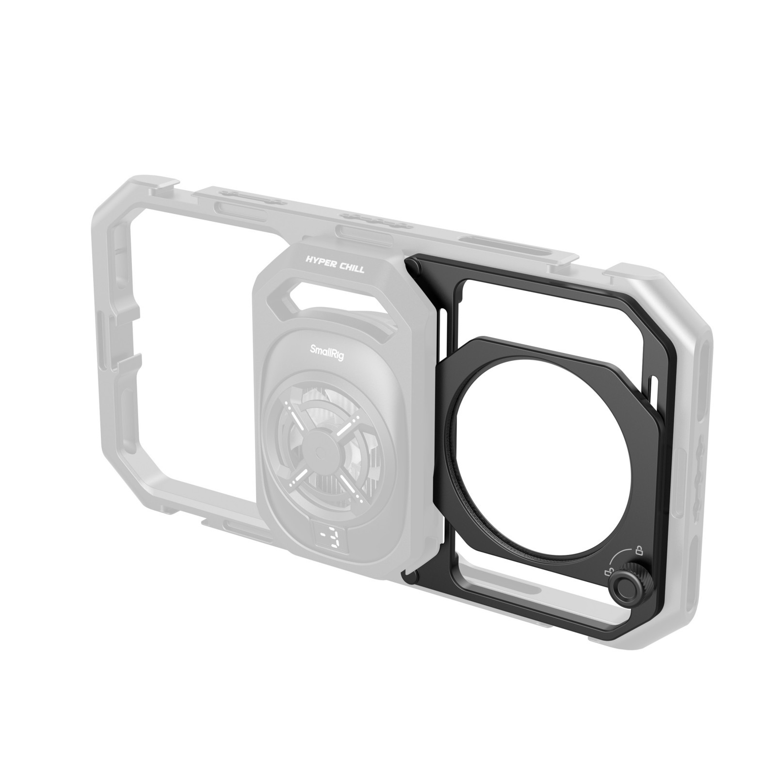 SmallRig 67mm Threaded Filter Adapter with Detachable Sunhoods for Universal Phone Cage (ID 4299B) 5277