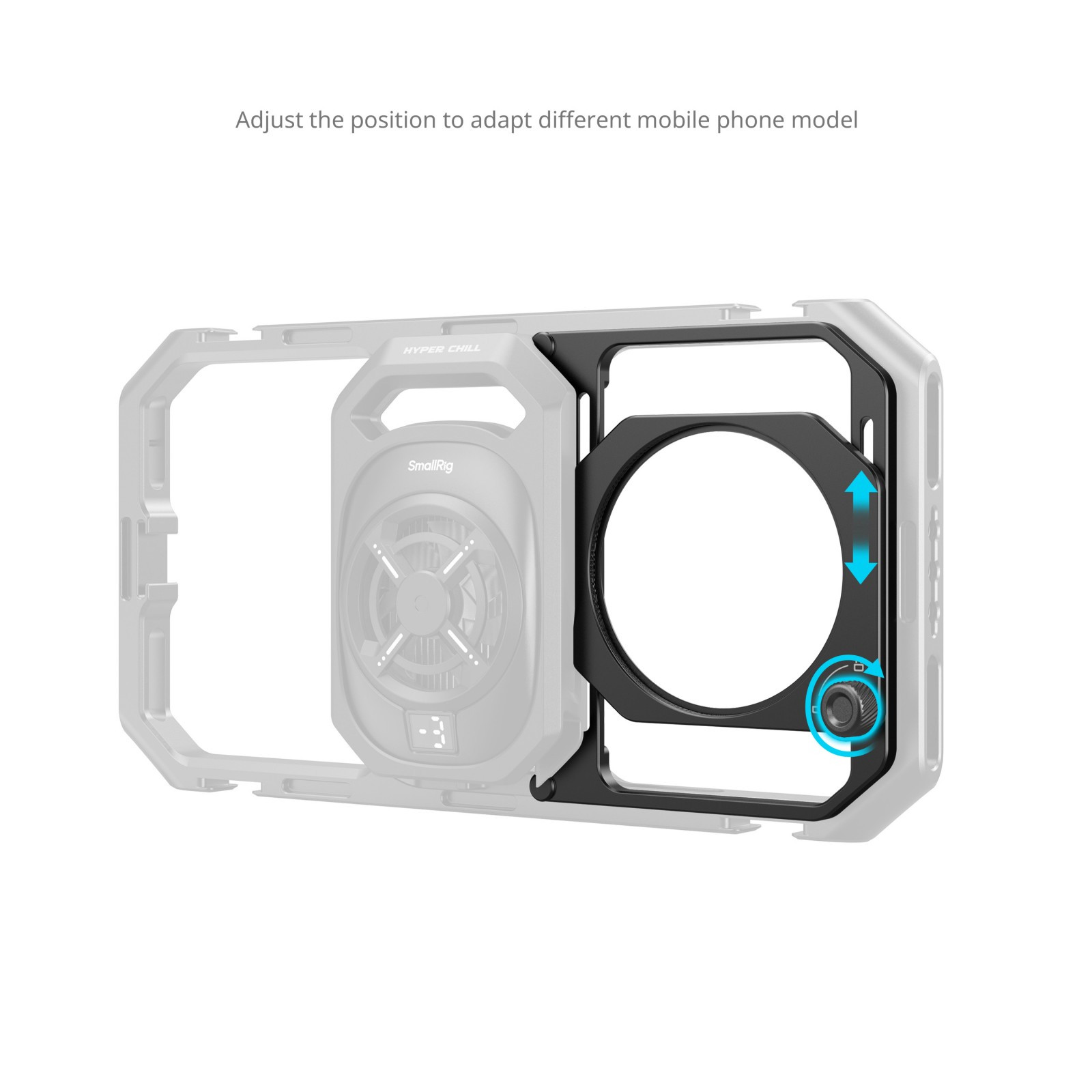SmallRig 67mm Threaded Filter Adapter with Detachable Sunhoods for Universal Phone Cage (ID 4299B) 5277