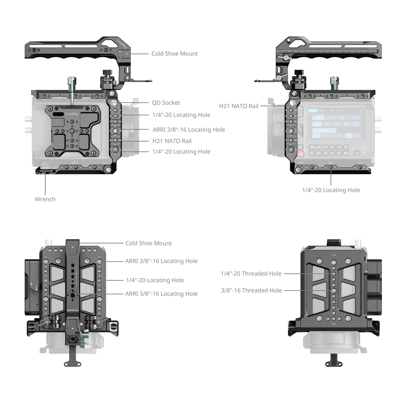 SmallRig Cage Kit for Blackmagic PYXIS 6K / 12K 5281