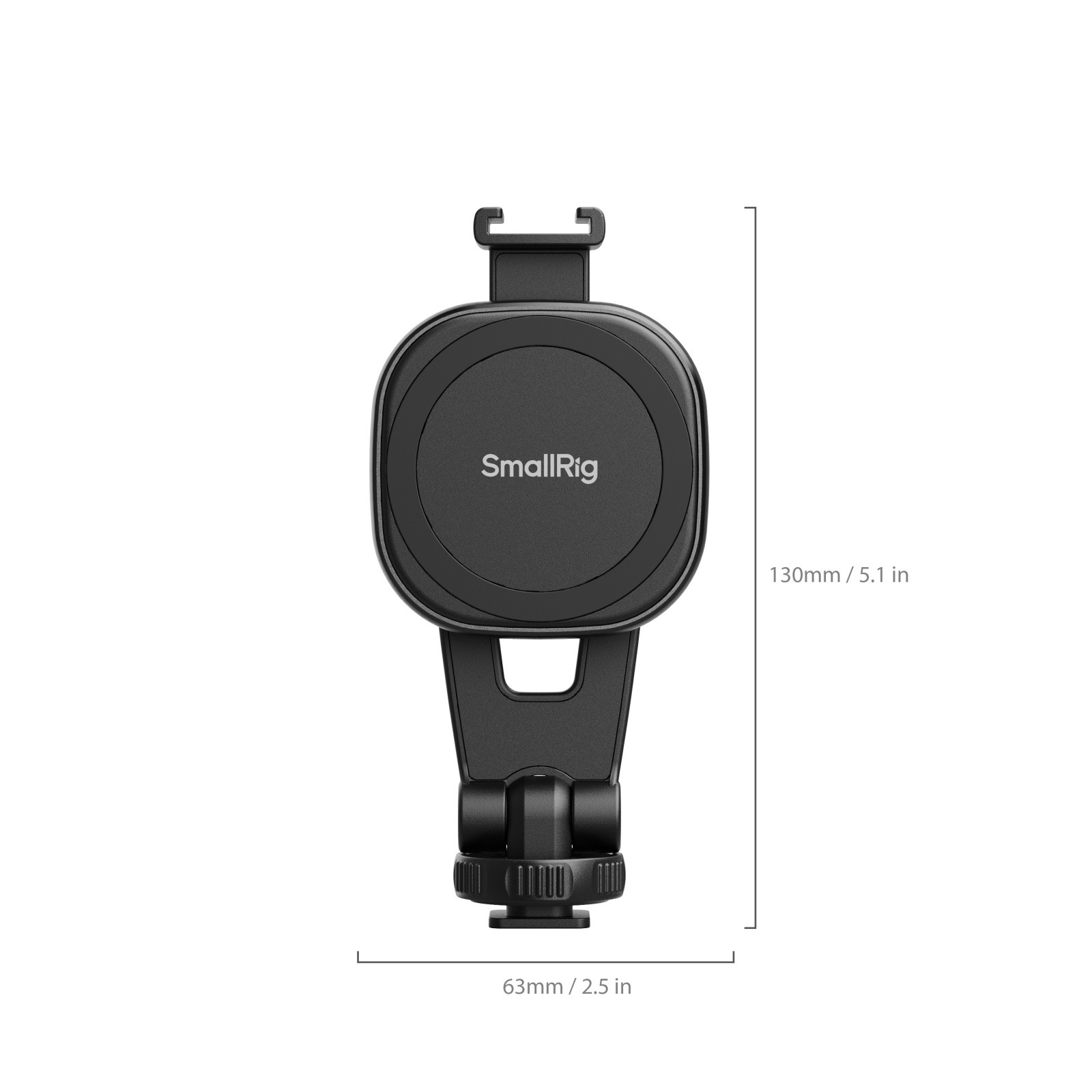 SmallRig AC-10 Attachable Phone Clamp with Cold Shoe Mount 5283