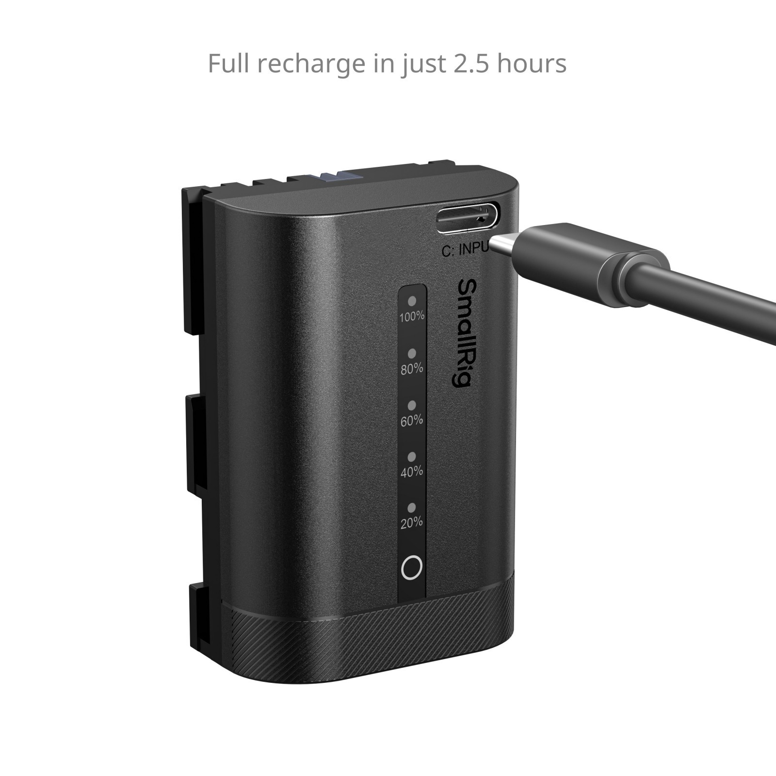 SmallRig USB-C Camera Battery with Power Display for Canon LP-E6P 5298