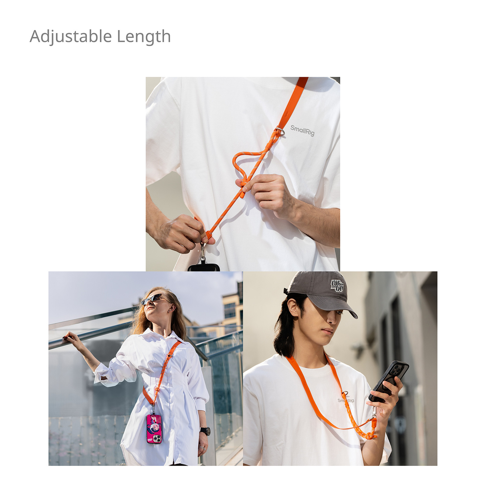SmallRig FilMov Phone Shoulder Strap (Orange) 5300