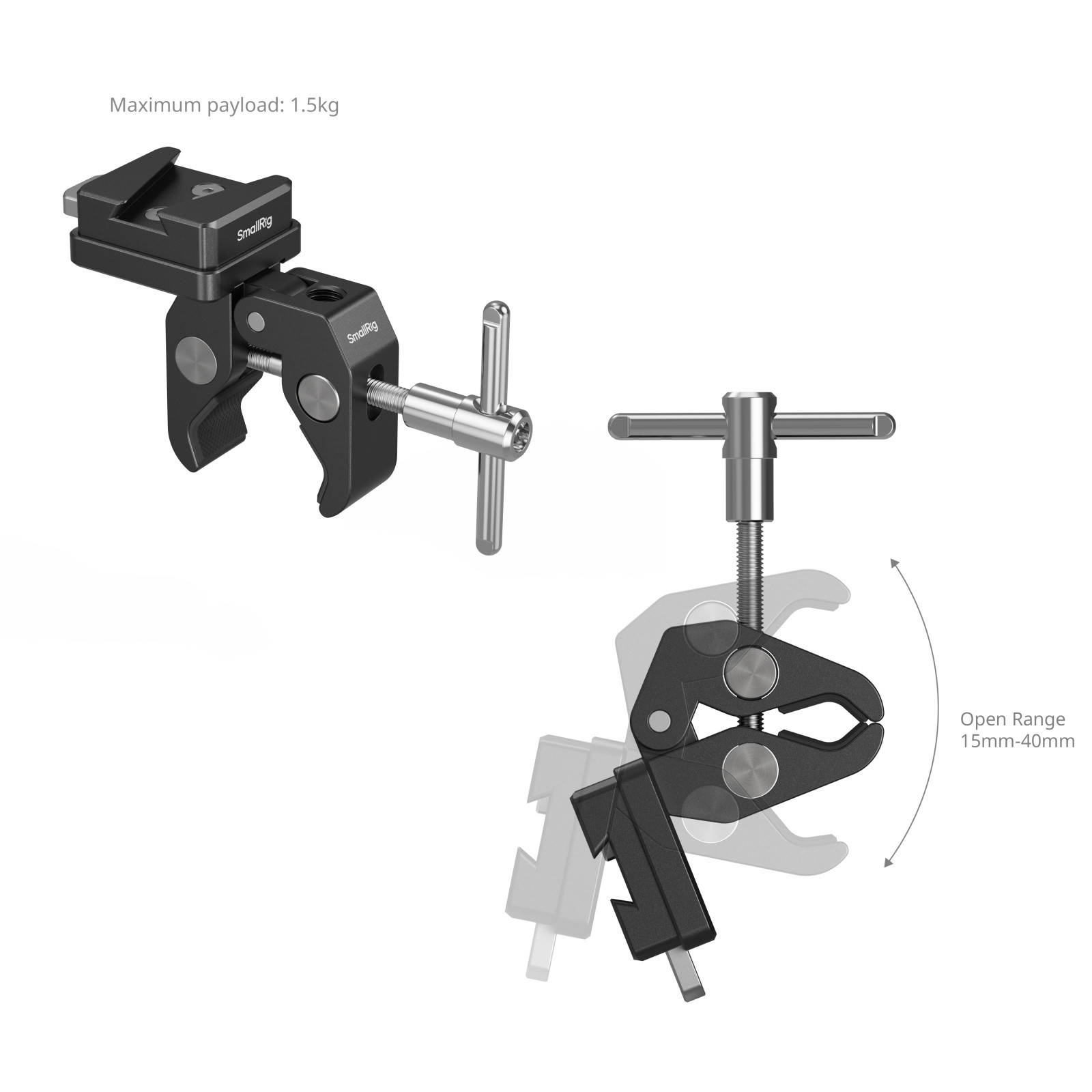 SmallRig V-Mount Crab-Shaped Clamp 5313