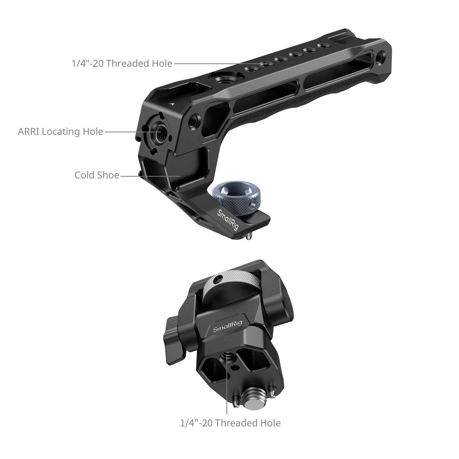 SmallRig Top Handle with Monitor Support Kit (Compatible with ARRI 3/8''-16 Screw) 5323B
