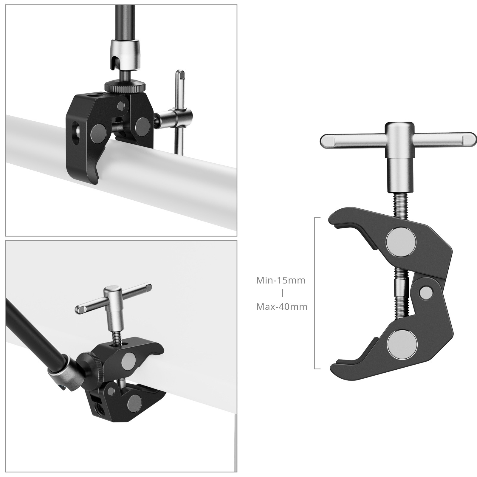 SmallRig Crab-Shaped Clamp for Phones (9.8") 5326