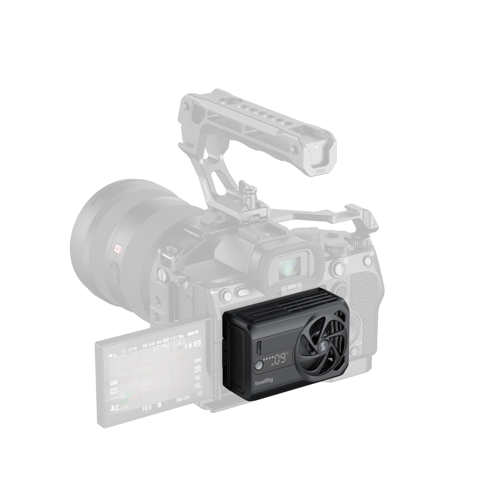 SmallRig Cooling Fan for Mirrorless Cameras (Hybrid Cooling) 5328