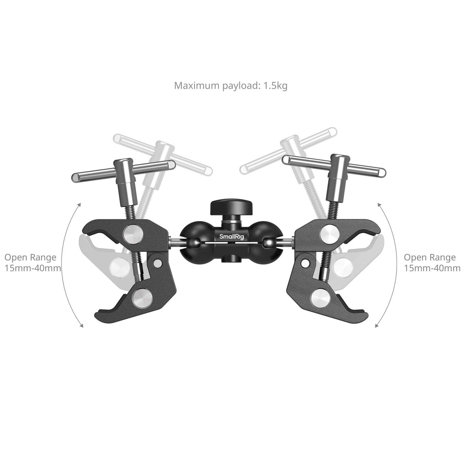 SmallRig Double Head Crab-Shaped Clamp 5331