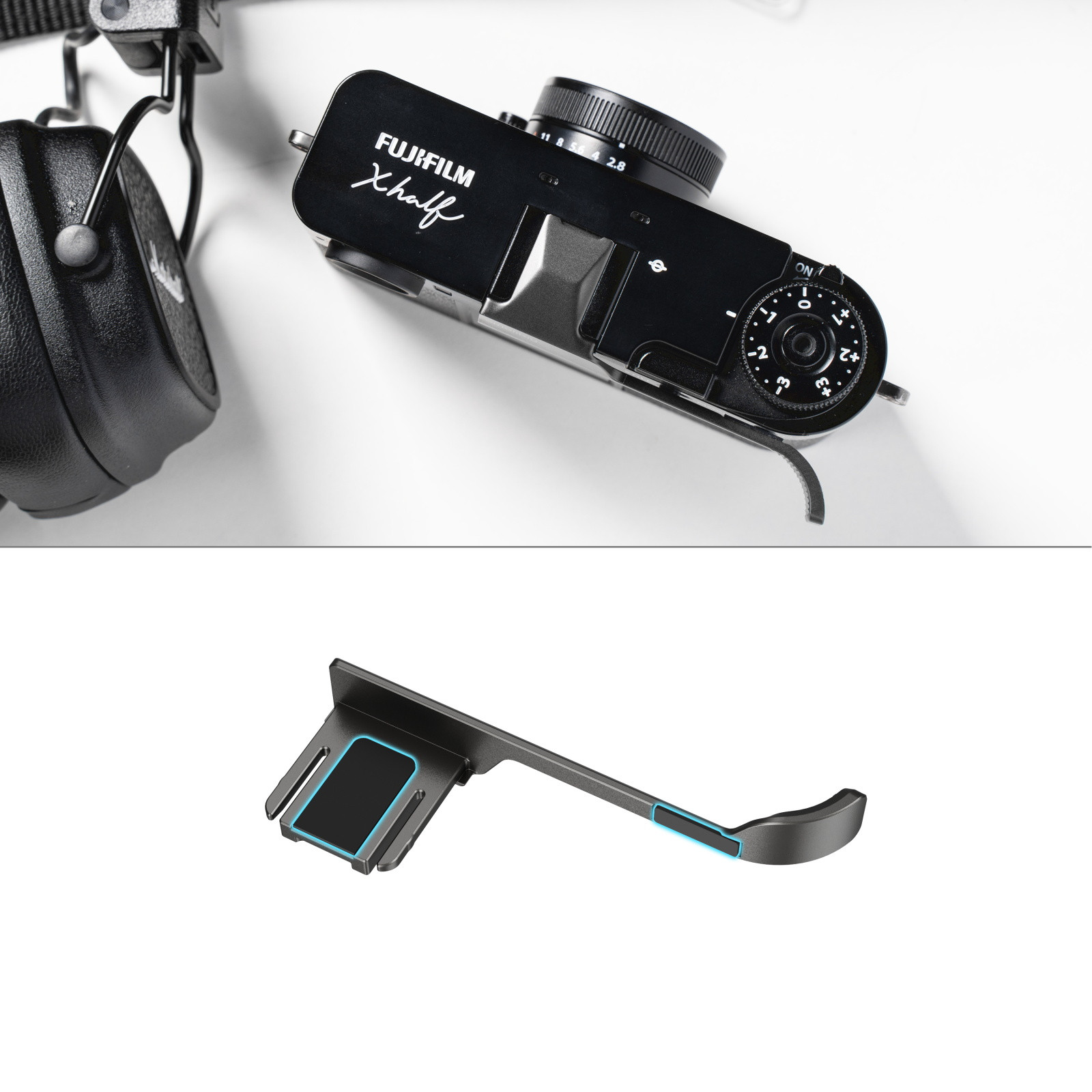 SmallRig Thumb Grip for FUJIFILM X half (Charcoal Silver) 5333