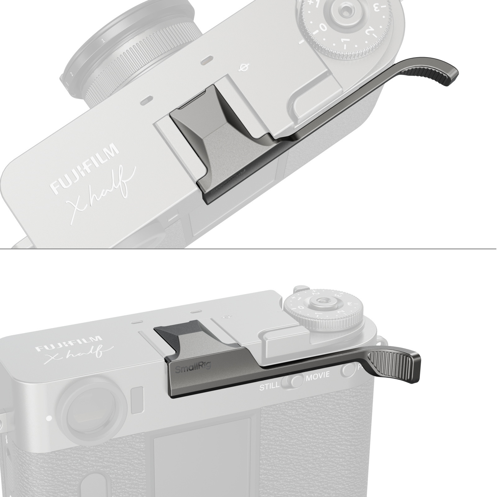 SmallRig Thumb Grip for FUJIFILM X half (Charcoal Silver) 5333