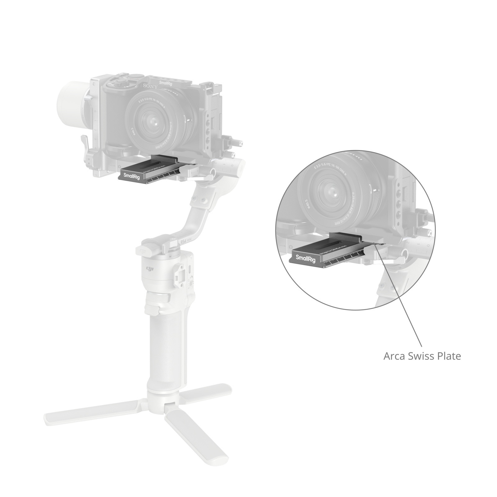 SmallRig Quick Release Plate for DJI RS 4 Mini 5336