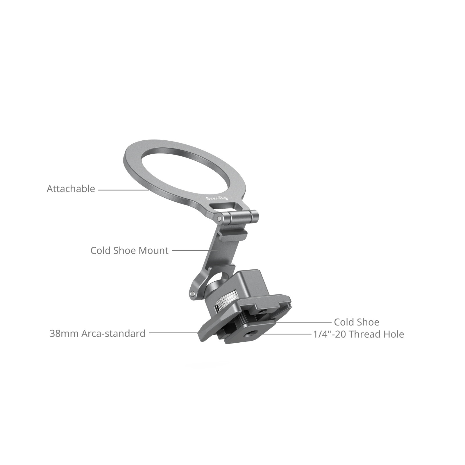 SmallRig Arca-Standard Phone Support with Cold Shoe Mount 5339
