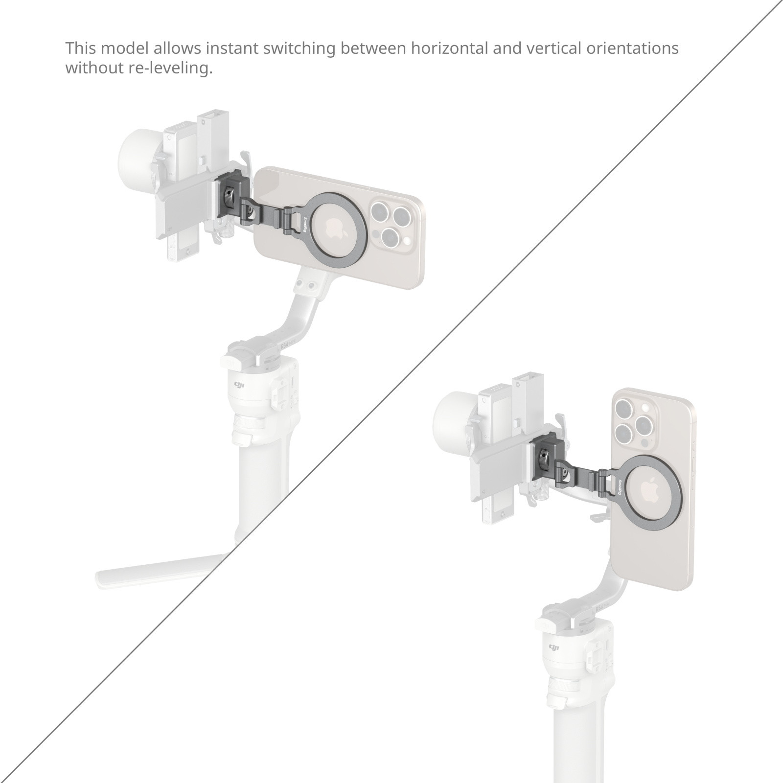 SmallRig Arca-Standard Phone Support with Cold Shoe Mount 5339