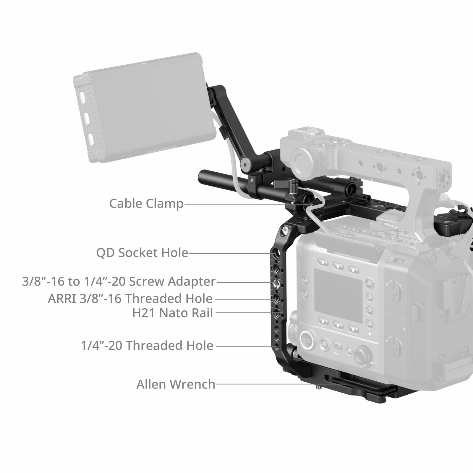 SmallRig Camera Cage Kit for FUJIFILM GFX ETERNA 55 5341