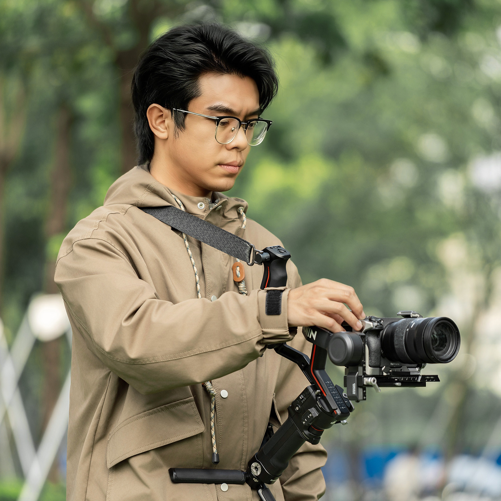 SmallRig Weight-Reducing Shoulder Strap for DJI RS 4 / RS 4 Pro / RS 4 Mini / RS 3 / RS 3 Pro / RS 3 Mini / RS 2 5362