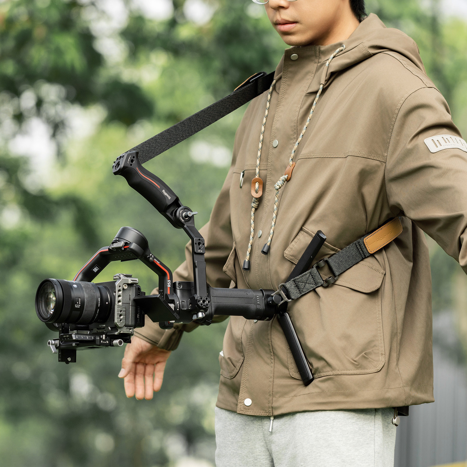 SmallRig Weight-Reducing Shoulder Strap for DJI RS 4 / RS 4 Pro / RS 4 Mini / RS 3 / RS 3 Pro / RS 3 Mini / RS 2 5362