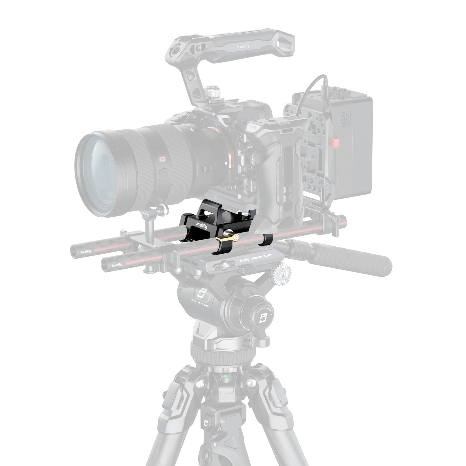 SmallRig Arca-Type Mount Plate Kit with 15mm Dual Rod Clamp 5365