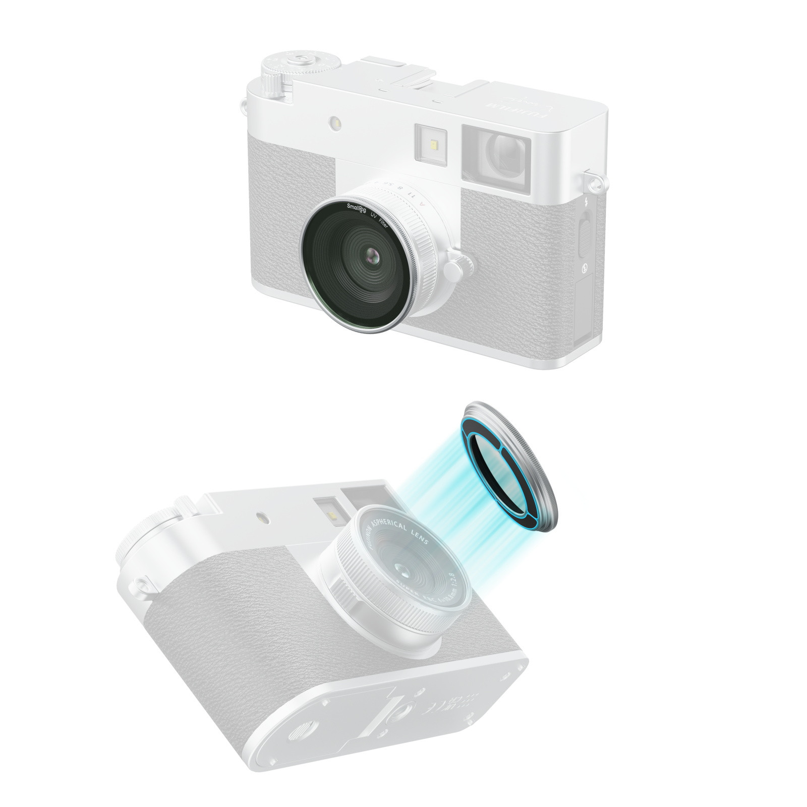 SmallRig Magnetic UV Filter for FUJIFILM X half (Silver) 5392B