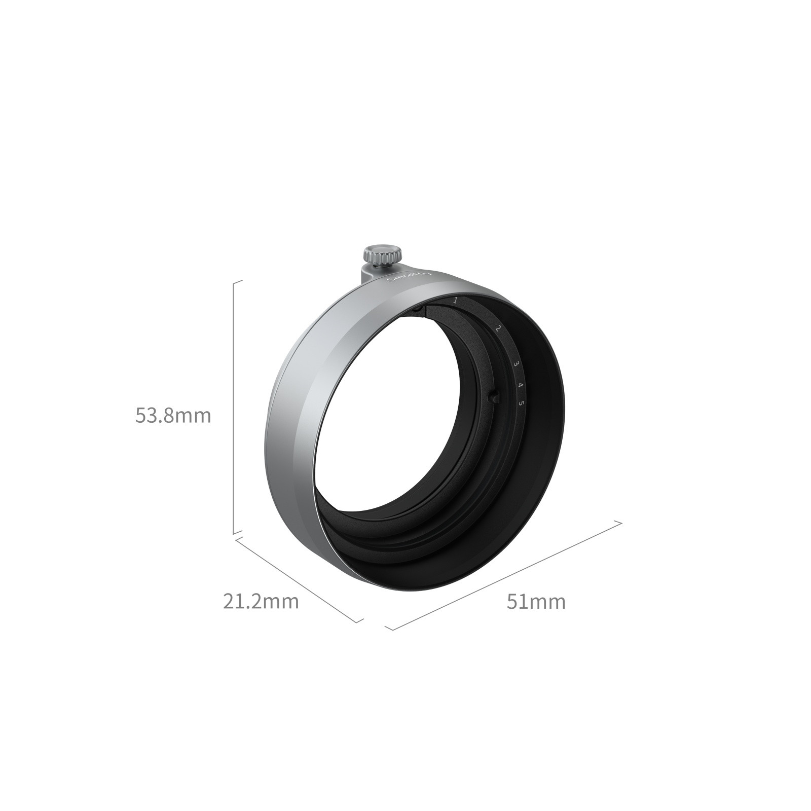 SmallRig Lens Hood for FUJIFILM X half (Silver) 5393