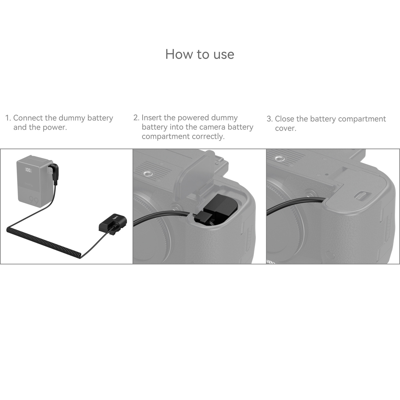 SmallRig DT-E6P Power Cable 5410