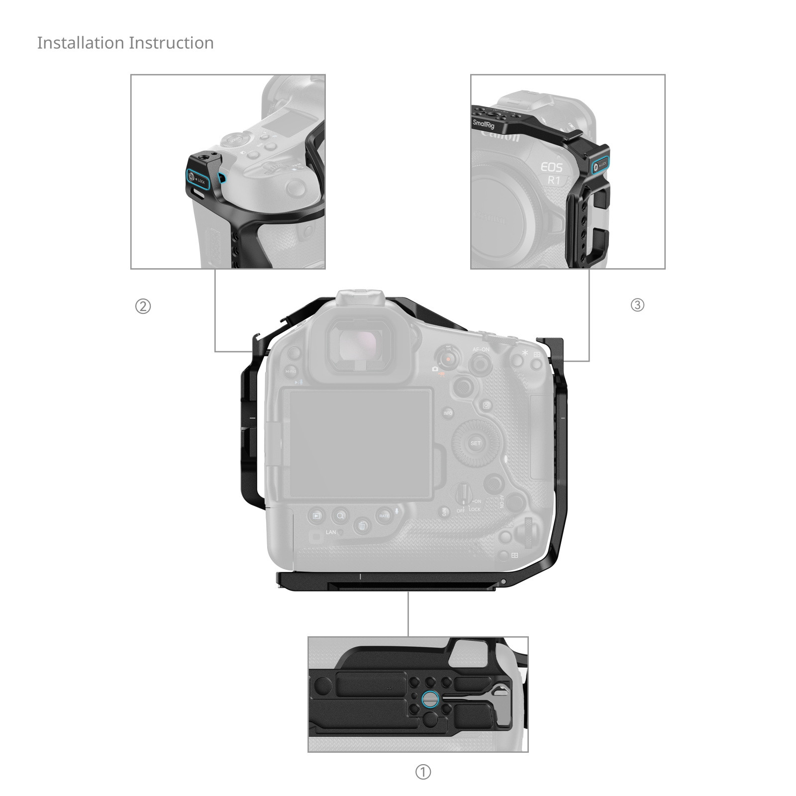 SmallRig Cage for Canon EOS R1 5413