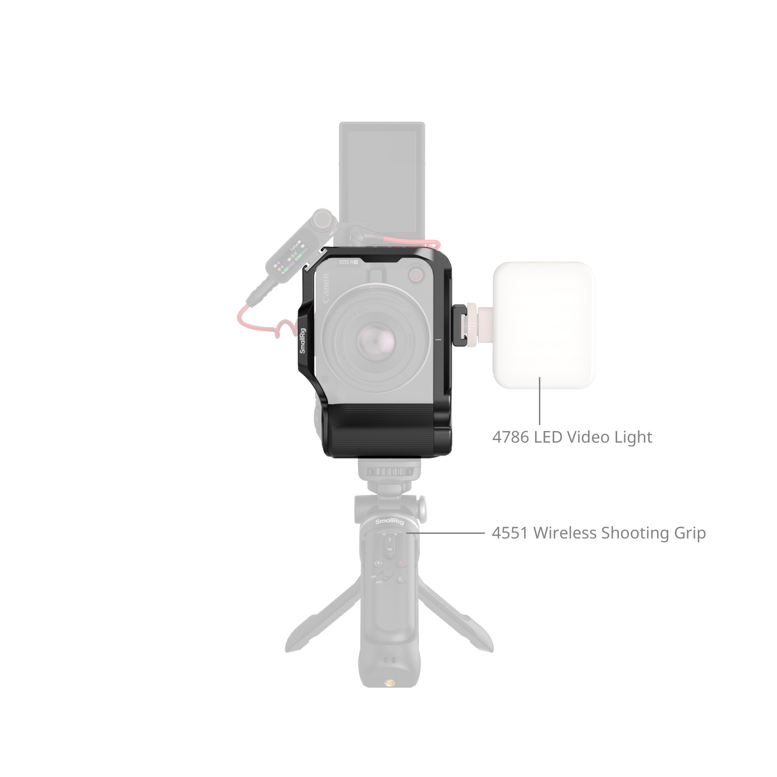 SmallRig Cage for Canon EOS R50 V (Black) 5427