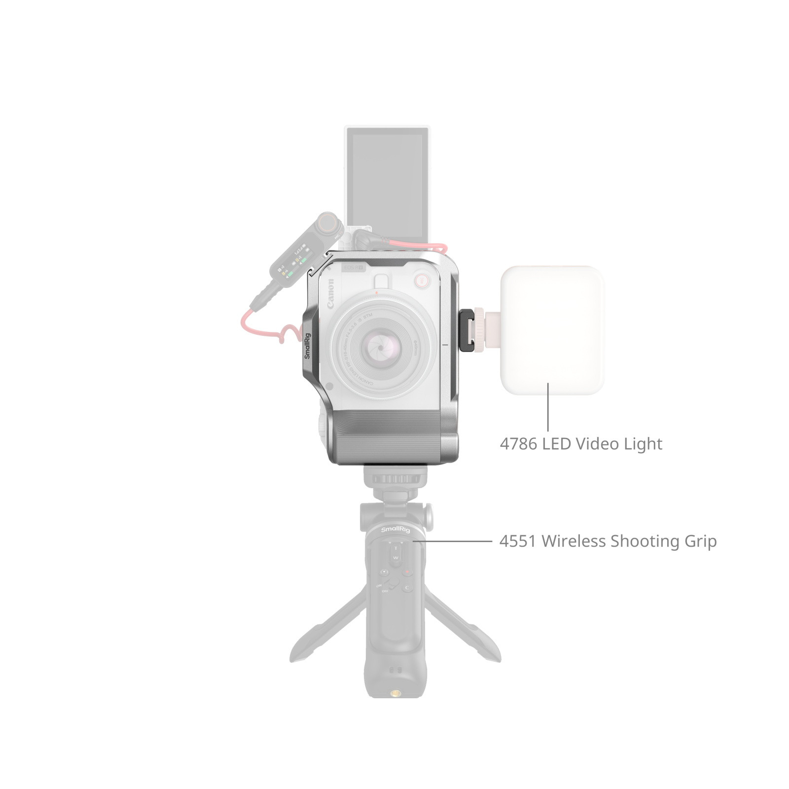 SmallRig Cage for Canon EOS R50 V (Silver) 5428