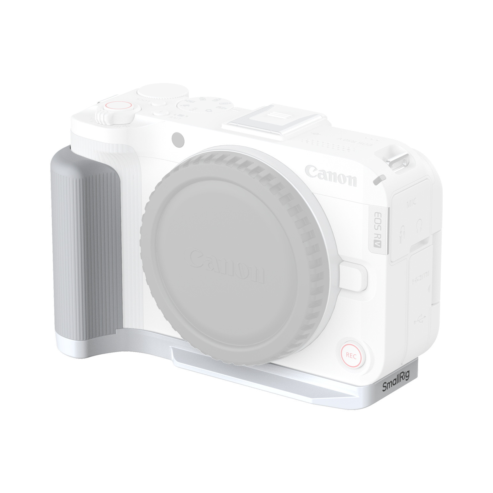 SmallRig L-Shaped Mount Plate with Handle for Canon EOS R50 V (White) 5430