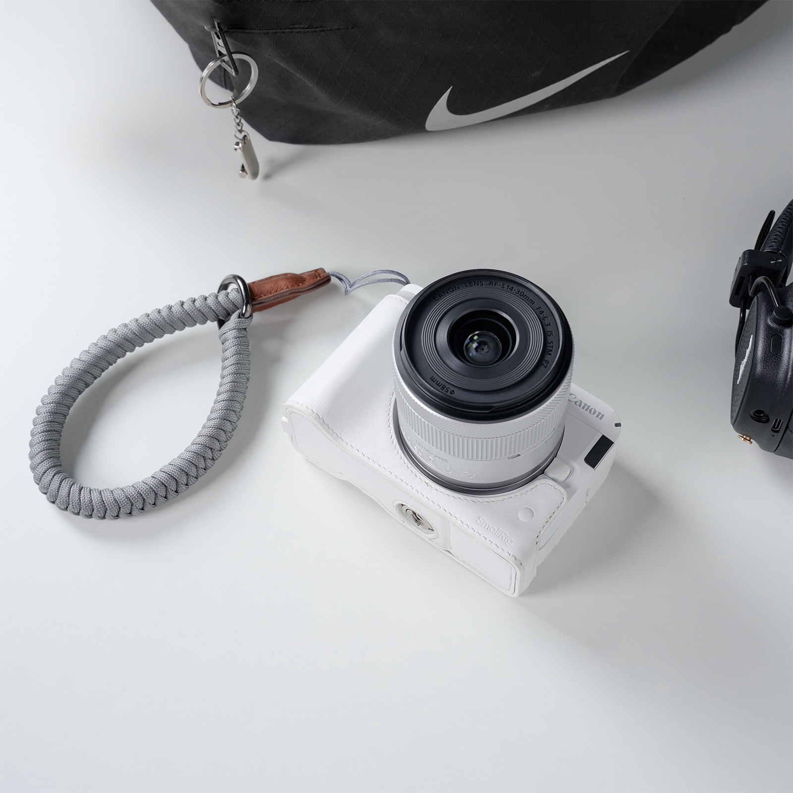SmallRig Leather Half Case Kit for Canon EOS R50 V (White) 5431
