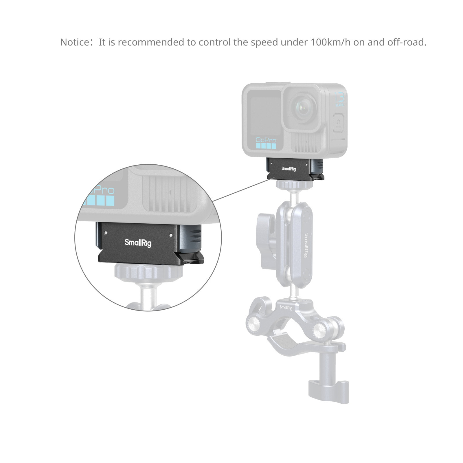 SmallRig Quick Release Adapter Mount for GoPro Hero Black 13 5437