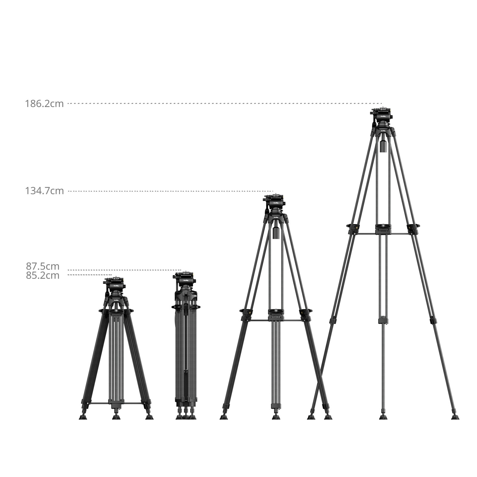 SmallRig FSD14 FreeSpeed Heavy-Duty Carbon Fiber Tripod 5443