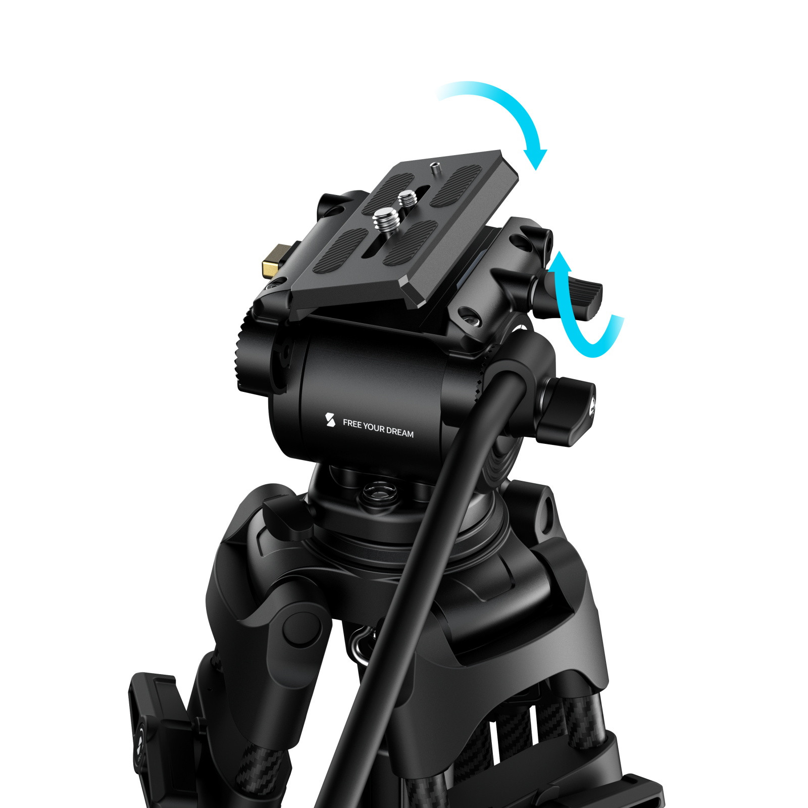 SmallRig FSD14 FreeSpeed Heavy-Duty Carbon Fiber Tripod 5443