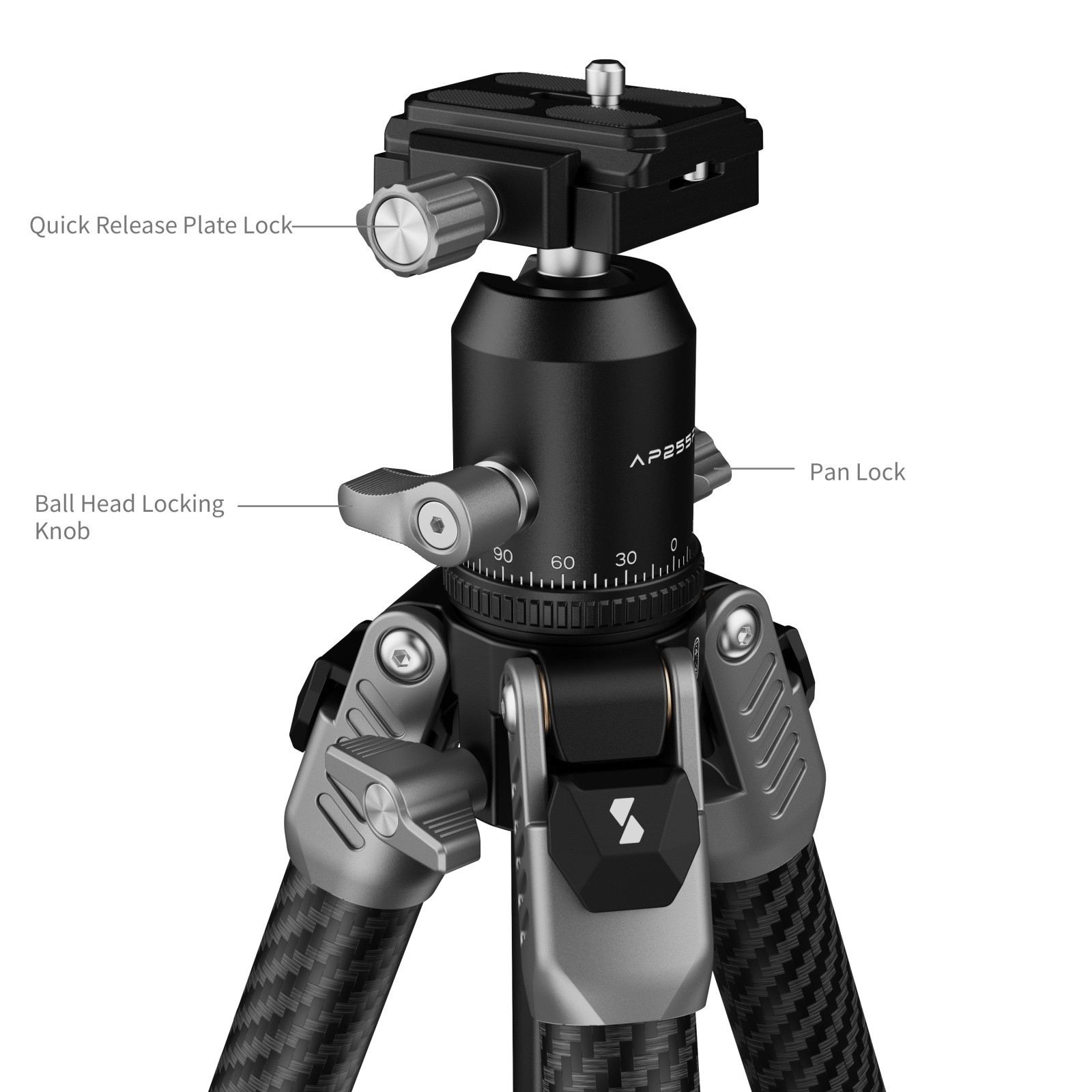 SmallRig Portable Photo Carbon Fiber Tripod 5478