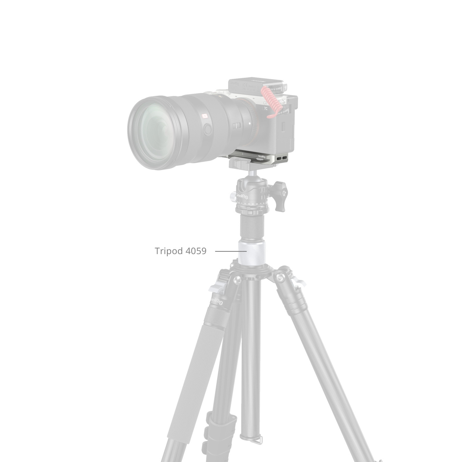 SmallRig Baseplate with Airtag Slot for Sony Alpha 7C II / Alpha 7CR (Silver) 5482