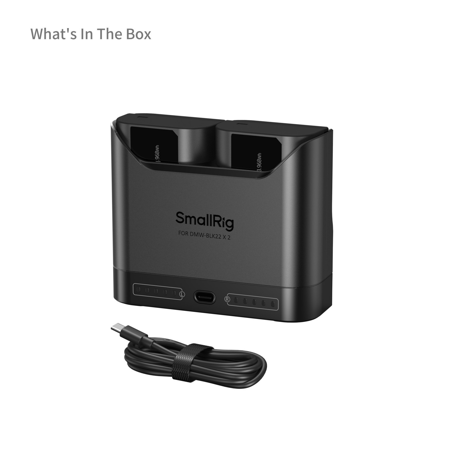 SmallRig Turbo Charging Kit for DMW-BLK22 Camera Batteries 5487