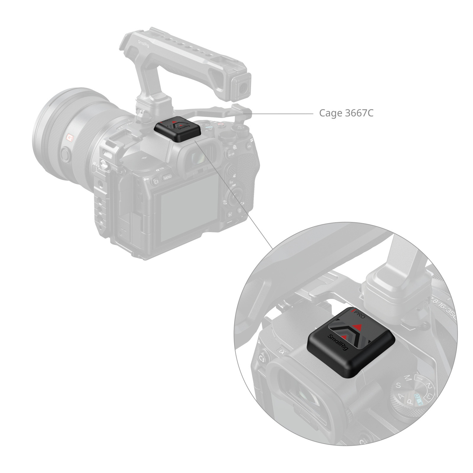 SmallRig Hot Shoe Cover for Sony (2pcs, Black) 5494